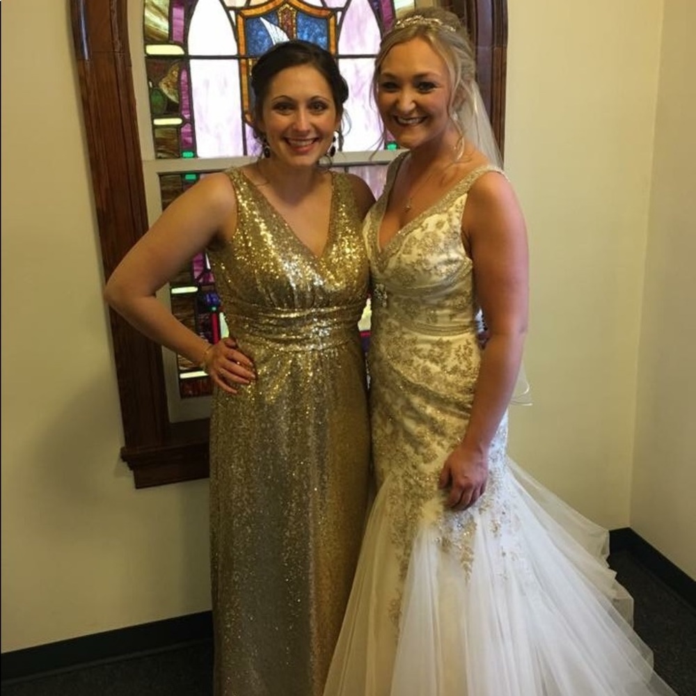 Floor Length Sequin Gown - image 3